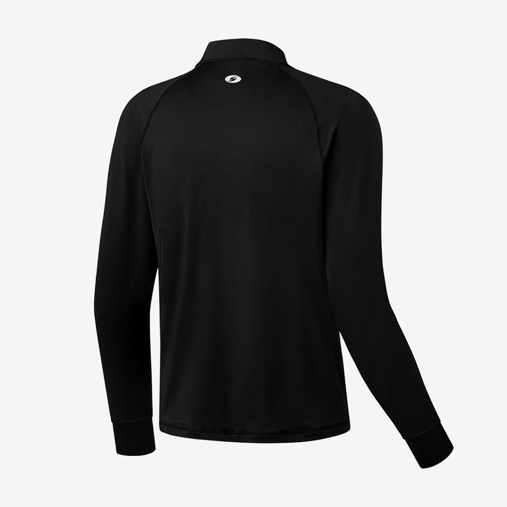 SENTI Man Classic Relax Fit Zip Front rash guard black [SAR-ARM22(BK) Men's Beachwear 디테일