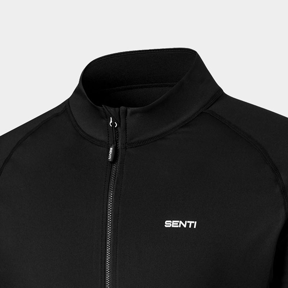 SENTI Man Classic Relax Fit Zip Front rash guard black [SAR-ARM22(BK) Men's Beachwear 디테일