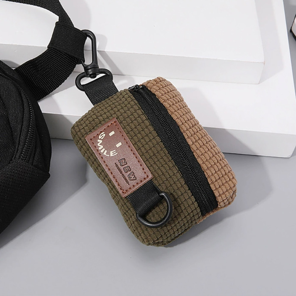 STM TAPONY waffle mini backpack pouch olive green 디테일
