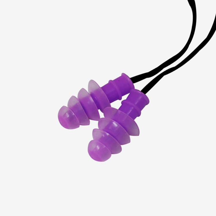 SENTI Silicone String Ear Plug Purple 상품컷