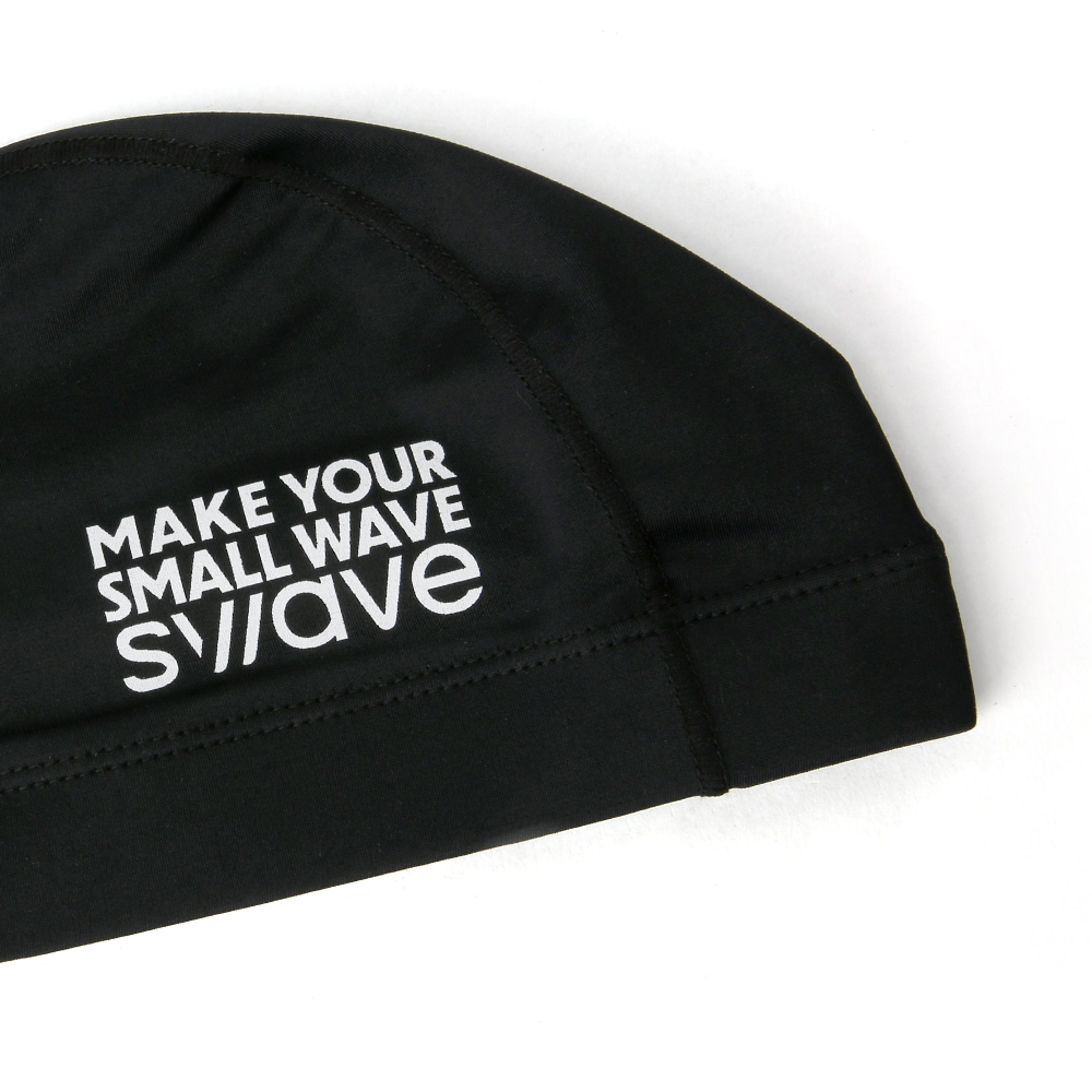 SWAVE Basic Span Swim Cap Black [SF1USC004] 디테일