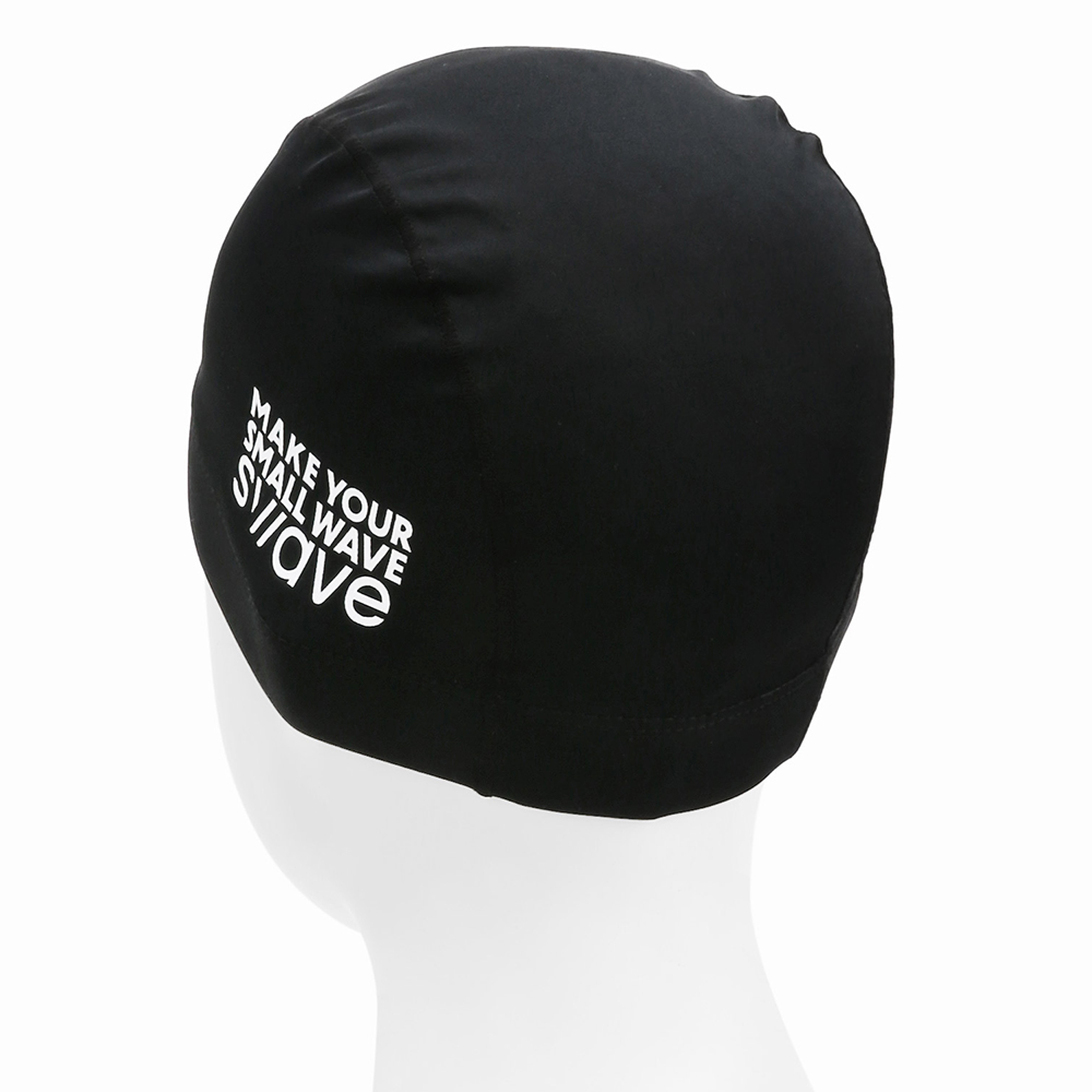 SWAVE Basic Span Swim Cap Black [SF1USC004] 디테일