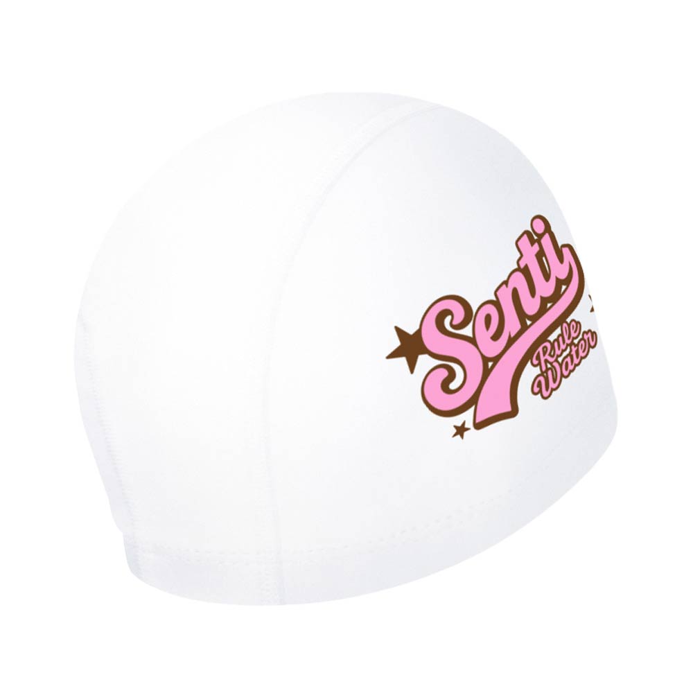 SENTI SENTI Star Silicone Coated Swim Cap Pink [SC-1013] 디테일