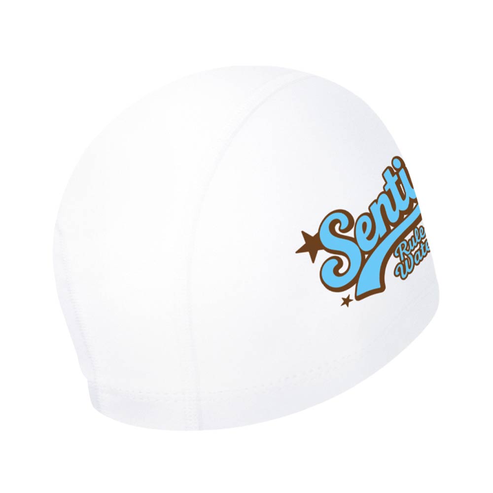 SENTI SENTI Star Silicone Coated Swim Cap Blue [SC-1014] 디테일