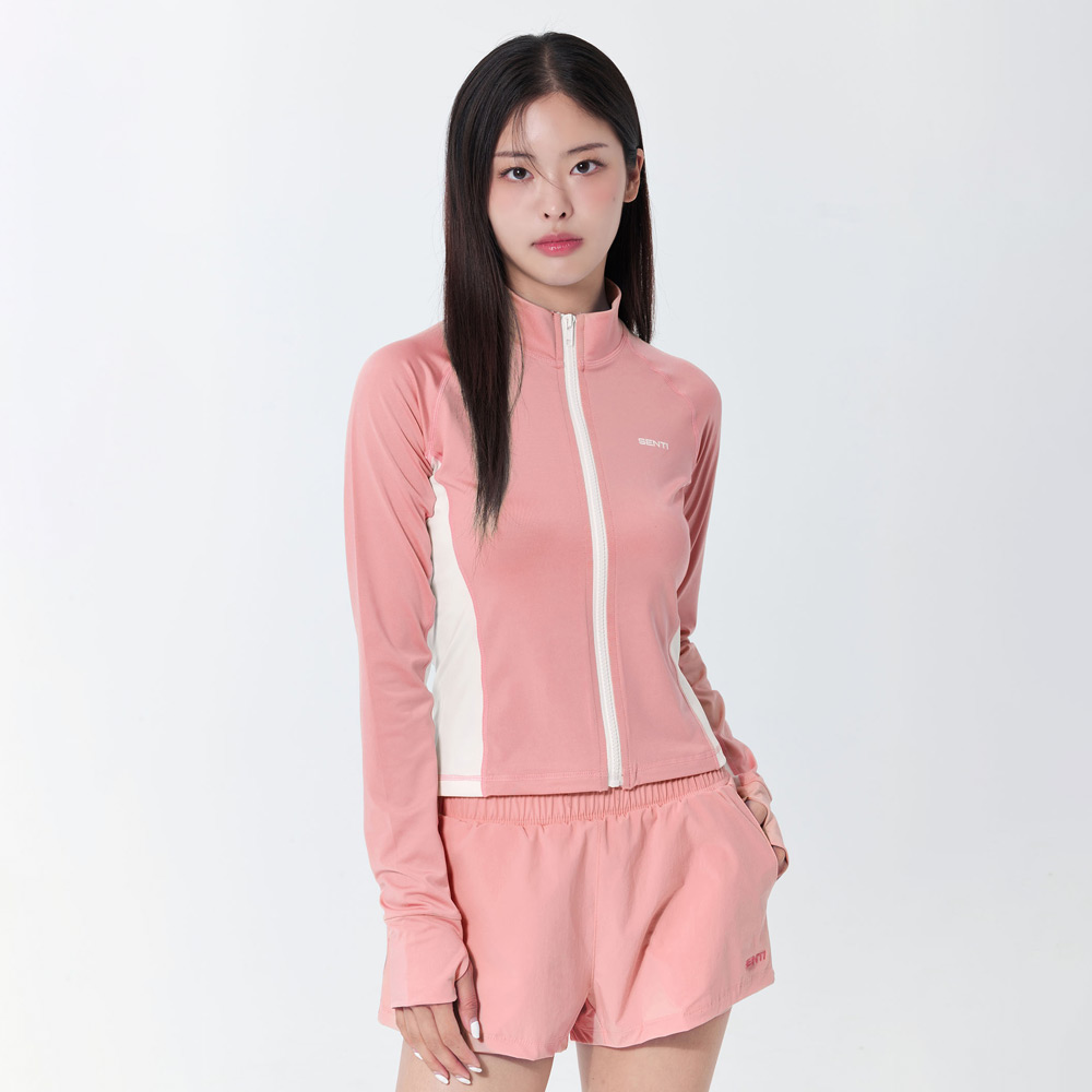 SENTI Summer Club Classic Leggings Shorts Pink [SAW-PTW71 (PK) Women's Beachwear] 디테일