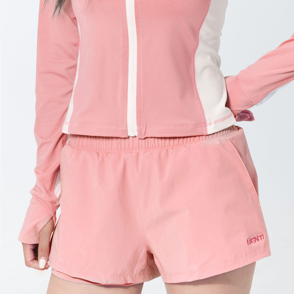 SENTI Summer Club Classic Leggings Shorts Pink [SAW-PTW71 (PK) Women's Beachwear] 디테일