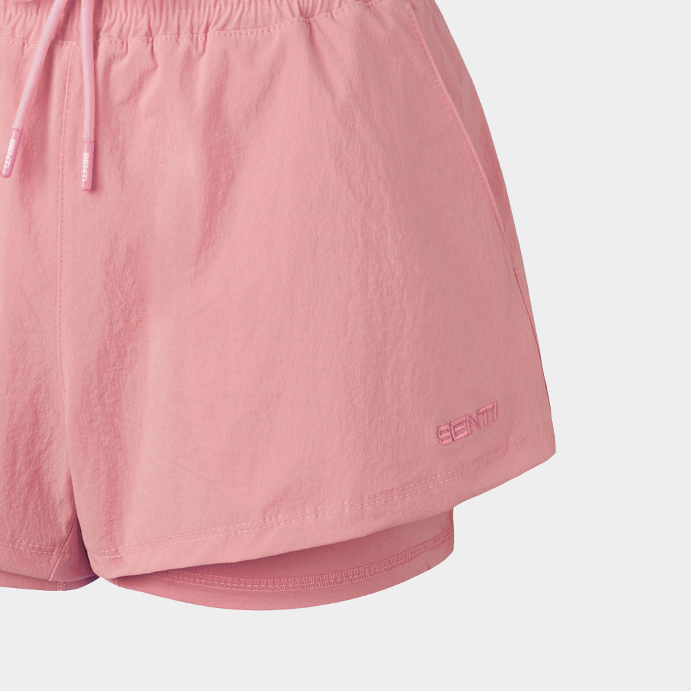 SENTI Summer Club Classic Leggings Shorts Pink [SAW-PTW71 (PK) Women's Beachwear] 디테일