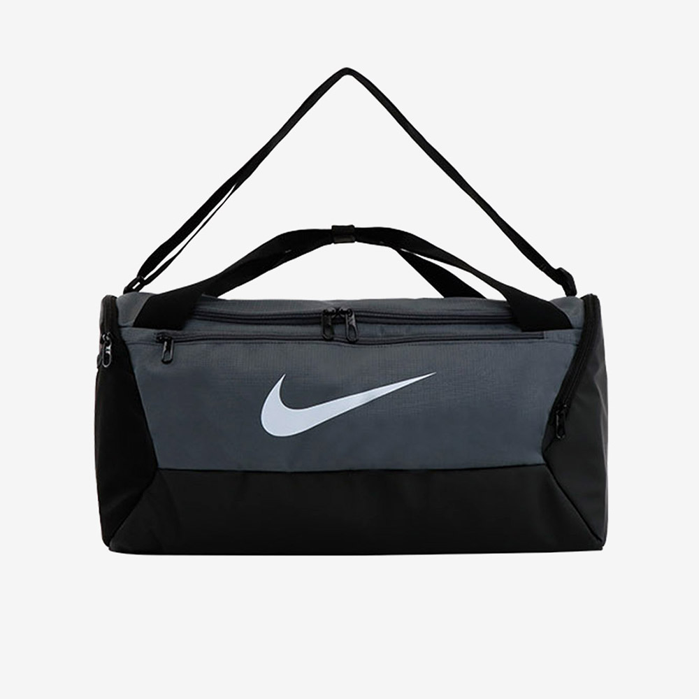 NIKE Brasilia 9.5 Duffel Bag S Black Grey [DM3976-026 Gym Bag] 상품컷