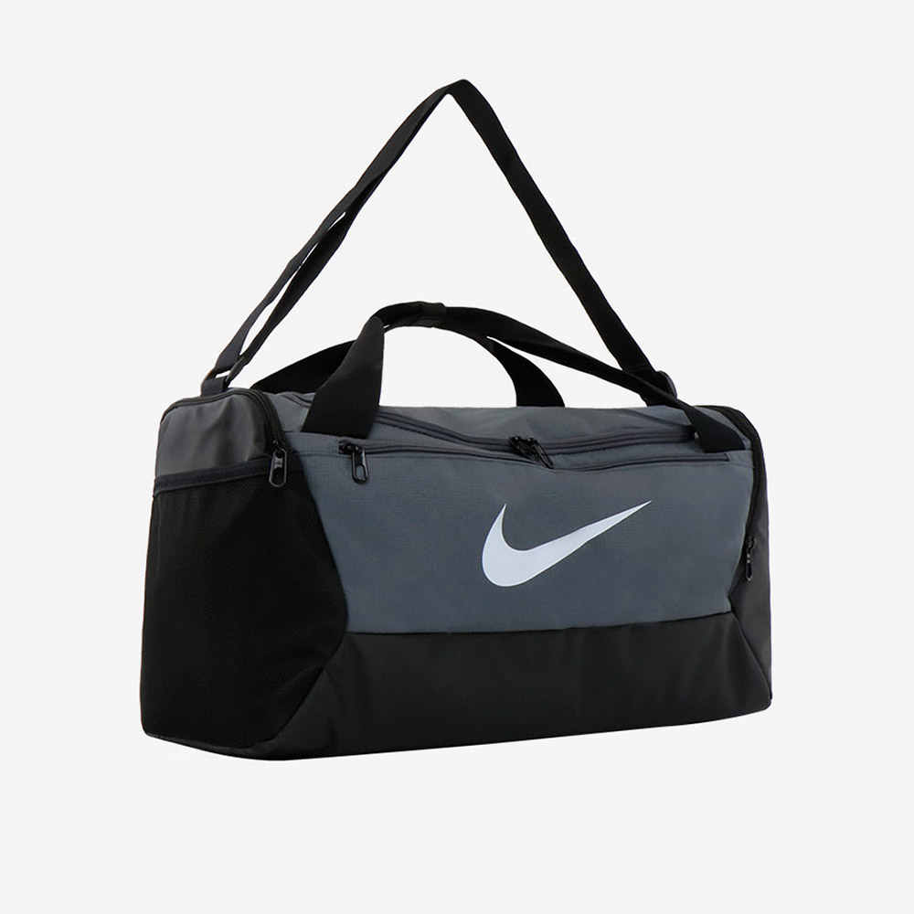 NIKE Brasilia 9.5 Duffel Bag S Black Grey [DM3976-026 Gym Bag] 디테일