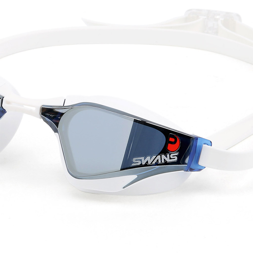 SWANS Valkyrie プレミアム ミラー 水泳ゴーグル ネイビーシルバー [MSR-012M AB(NAVSL) WA承認 Antifog くもり止め] 디테일