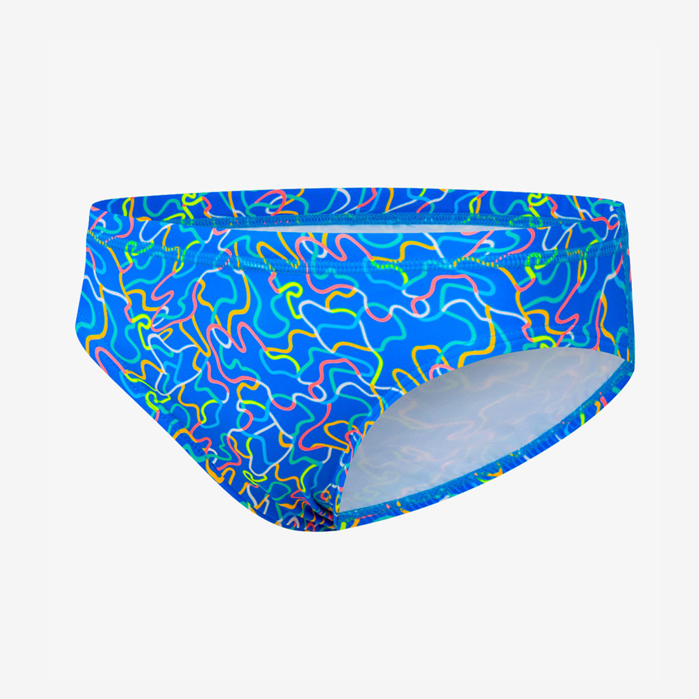 SENTI Waverun Diving Fit Brief Swimsuit Blue [MST-25702 Men's] 상품컷