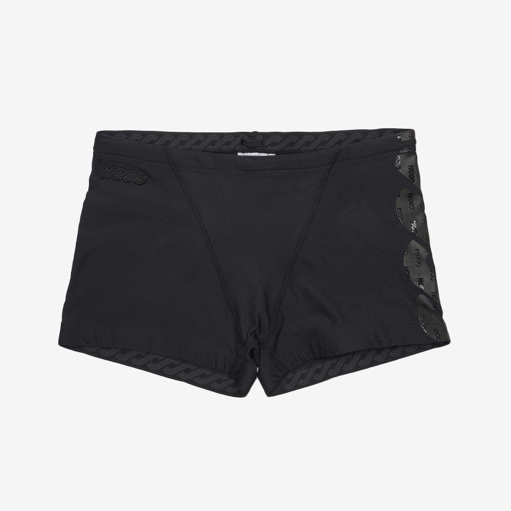 HOOG Basic Big Logo Slimfit Mini Square Leg Swimsuit Black [MFT1003 Men's] 상품컷