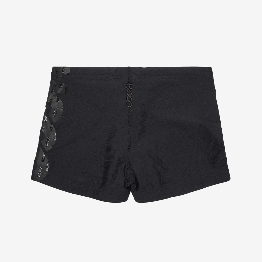 HOOG Basic Big Logo Slimfit Mini Square Leg Swimsuit Black [MFT1003 Men's] 디테일