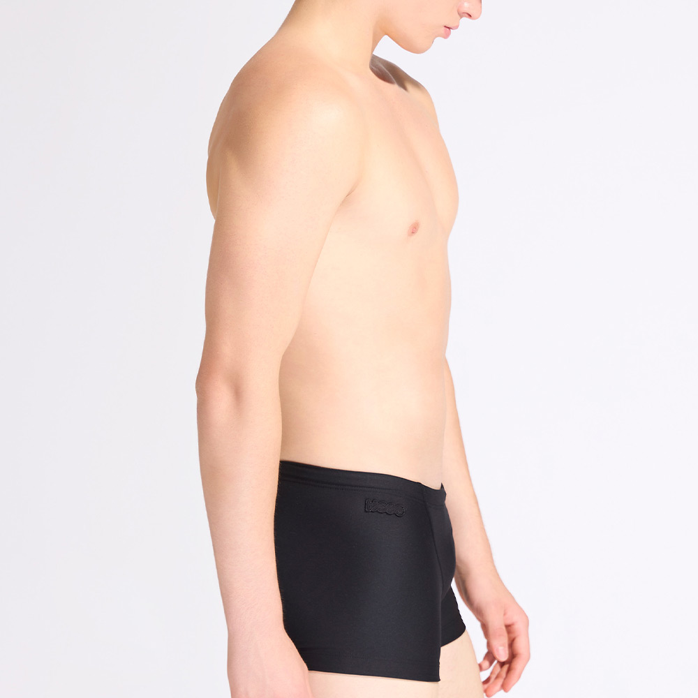 HOOG Basic Big Logo Slimfit Mini Square Leg Swimsuit Black [MFT1003 Men's] 디테일