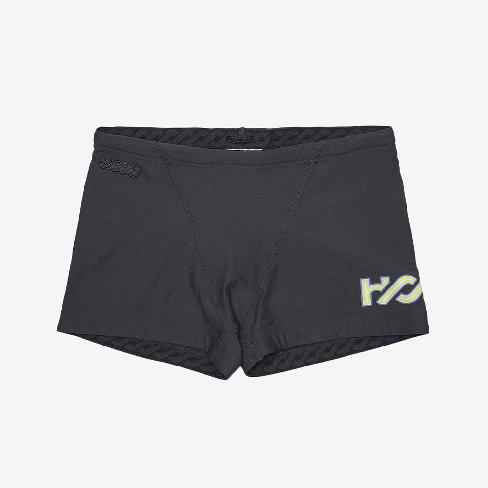 HOOG Basic Impact Slimfit Mini Square Leg Swimsuit Charcoal [MFT1006 Men's] 상품컷