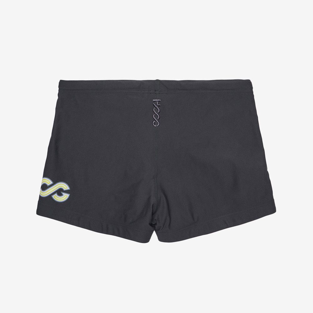 HOOG Basic Impact Slimfit Mini Square Leg Swimsuit Charcoal [MFT1006 Men's] 디테일