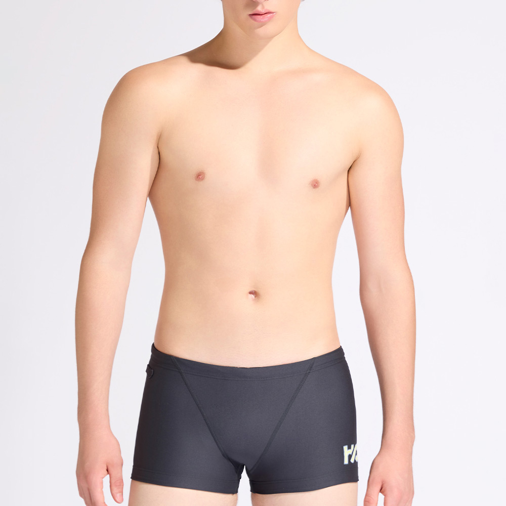 HOOG Basic Impact Slimfit Mini Square Leg Swimsuit Charcoal [MFT1006 Men's] 디테일