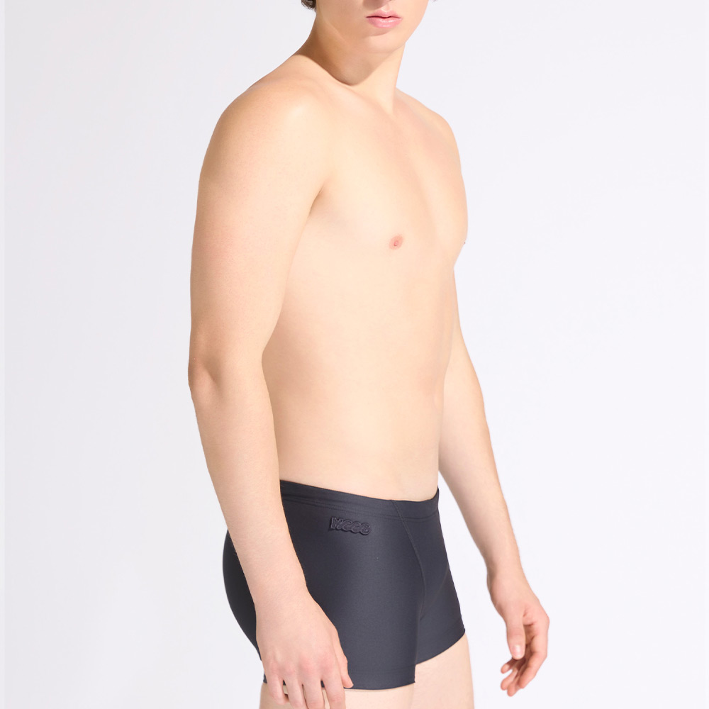 HOOG Basic Impact Slimfit Mini Square Leg Swimsuit Charcoal [MFT1006 Men's] 디테일