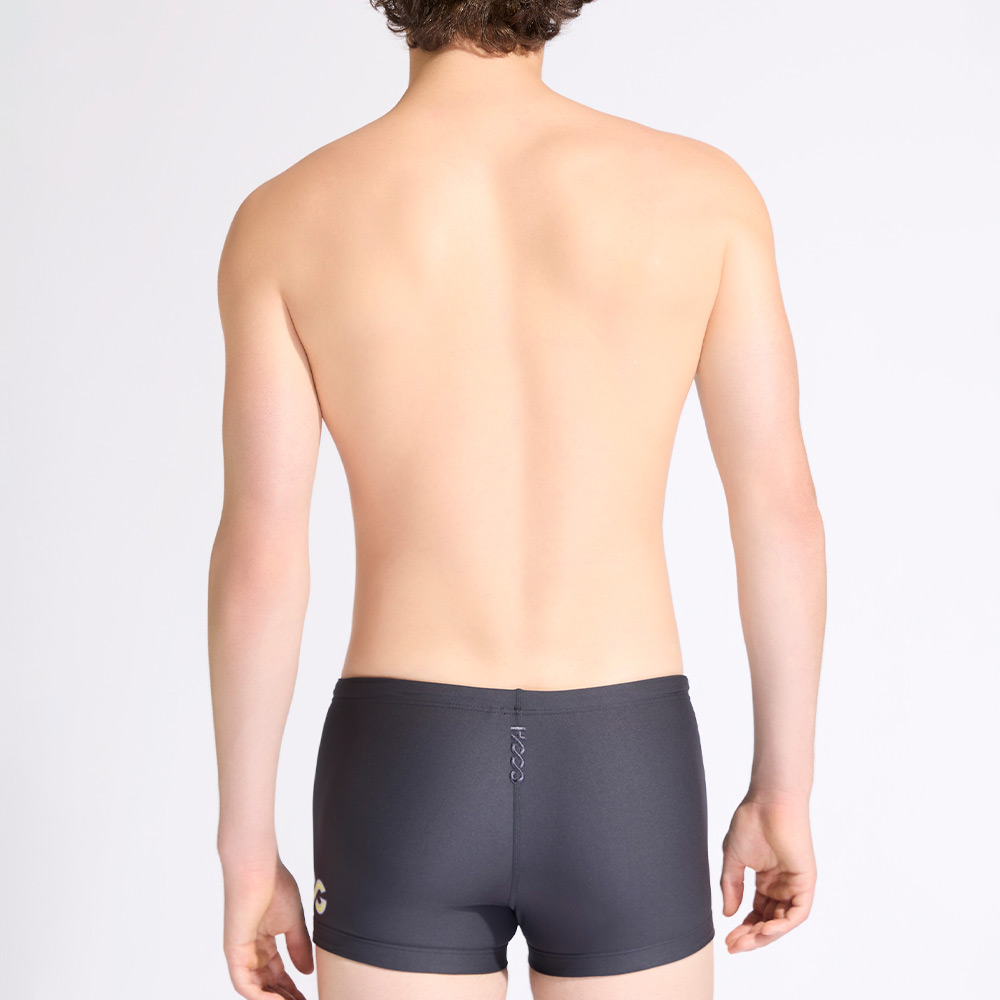 HOOG Basic Impact Slimfit Mini Square Leg Swimsuit Charcoal [MFT1006 Men's] 디테일