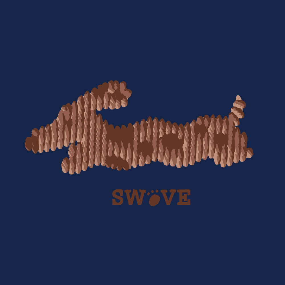SWAVE Sausage Puppy シリコン スイムキャップ ネイビー [SF3USC013 水泳帽] 디테일