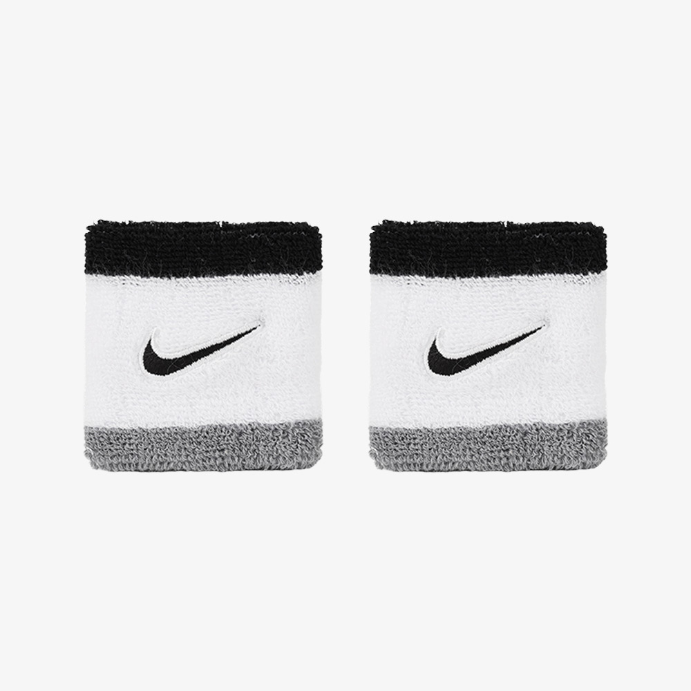 NIKE Swoosh Classic Wristband 2PK BlackWhiteGray [II5301-122] 디테일