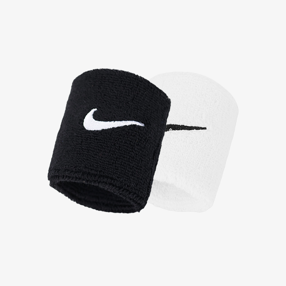 NIKE Swoosh Classic Wristband 2PK BlackWhite [II5301-036]