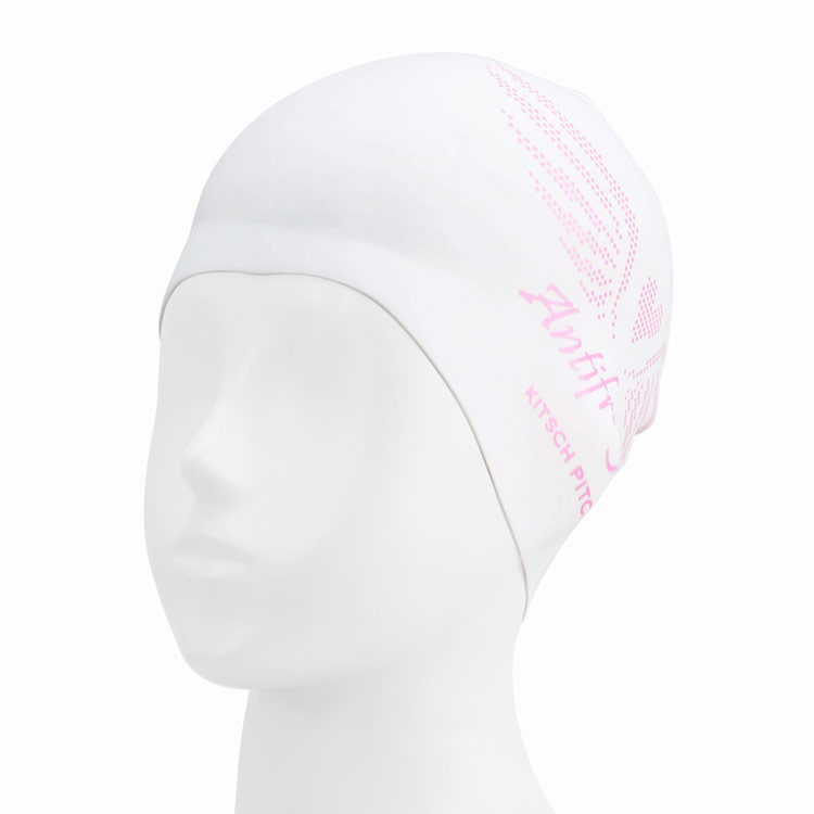 Dot Angel Wing シリコン スイムキャップ ピンク