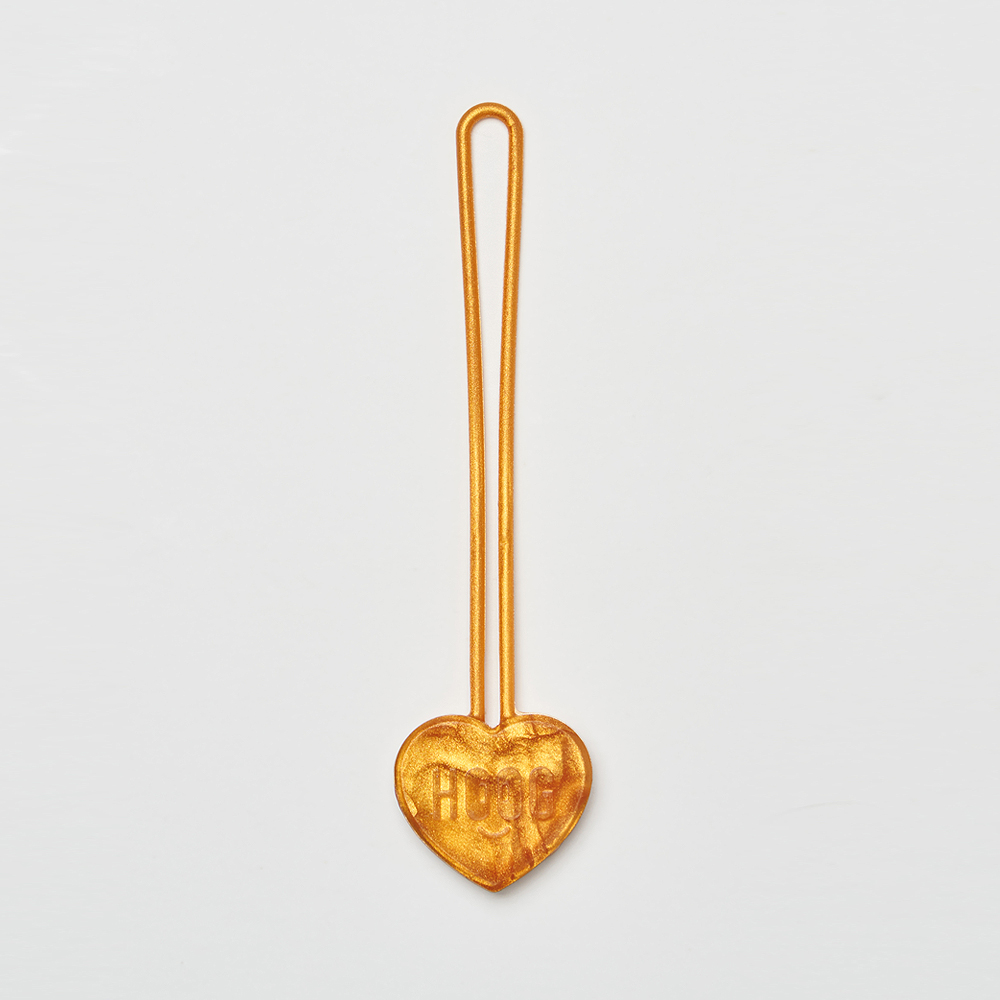 HOOG Heart Charm keyring Dalgona [HKR064] 상품컷