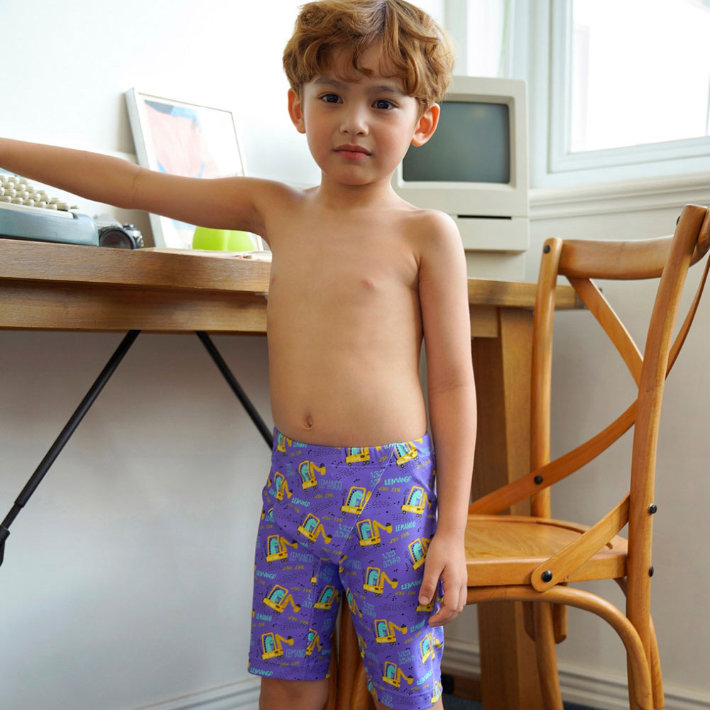 LEMANGO Kids Digo Jammer Swimsuit Zest Purple [LSBJM26305630 Boys] 상품컷