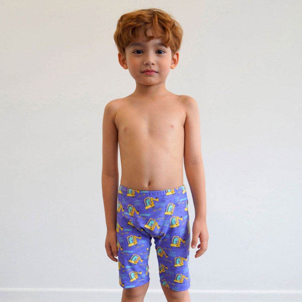 LEMANGO Kids Digo Jammer Swimsuit Zest Purple [LSBJM26305630 Boys] 디테일