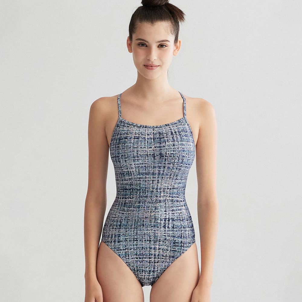 LEMANGO Ocean Lattice Double Cross バック 水着 [LSWON16295666 レディース トレーニング] 디테일
