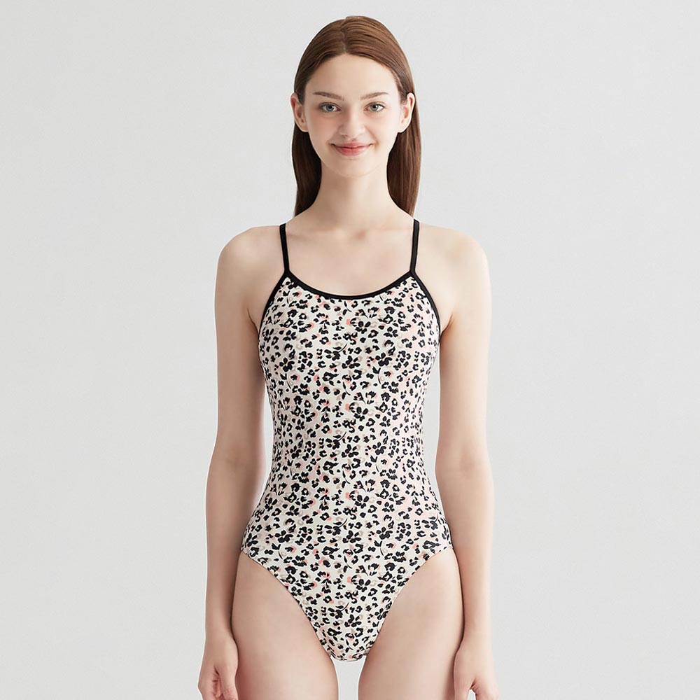 LEMANGO Leopard Blossom V Shoulder バック 水着 [LSWON16285669 レディース トレーニング] 디테일