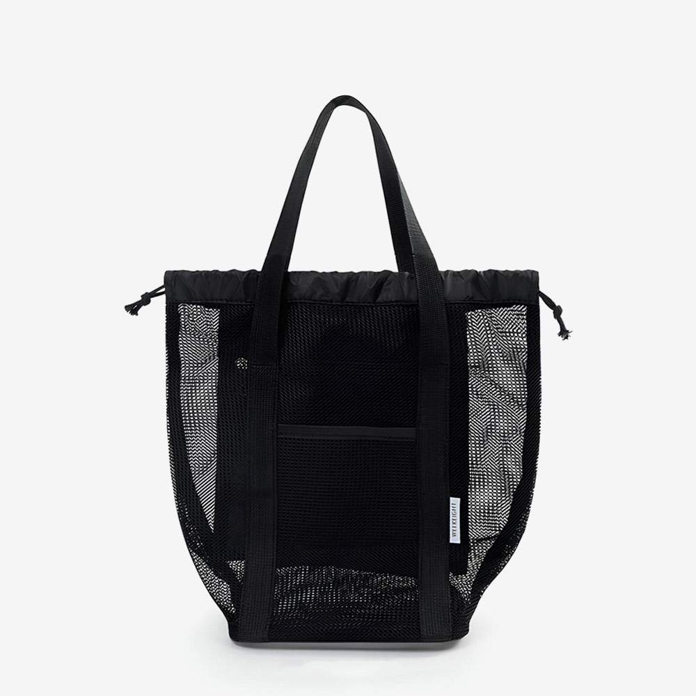 STM TAPONY Secret Pocket Mesh Bag Black [Swim Bag] 상품컷