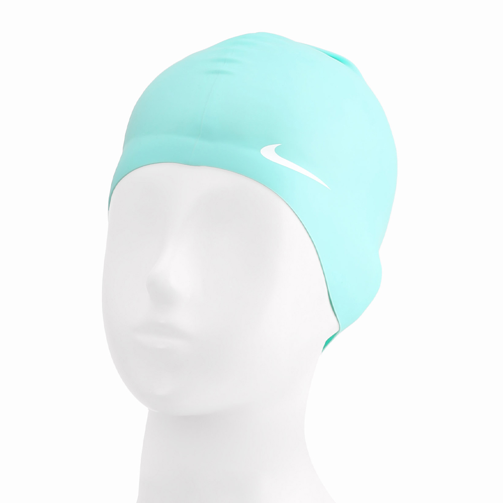 NIKE SWIM Solid Silicone Swim Cap Bleached Turk [93060-468 FINA Approved] 디테일