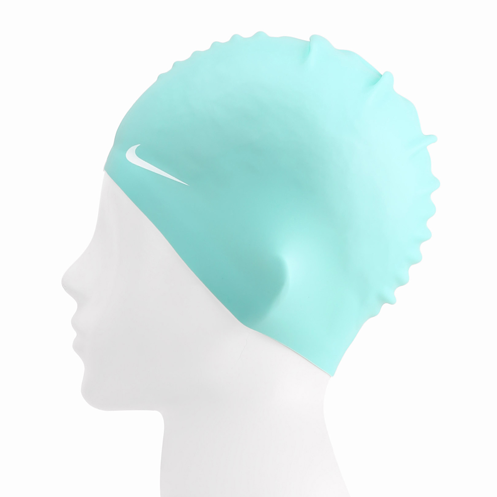 NIKE SWIM Solid Silicone Swim Cap Bleached Turk [93060-468 FINA Approved] 디테일