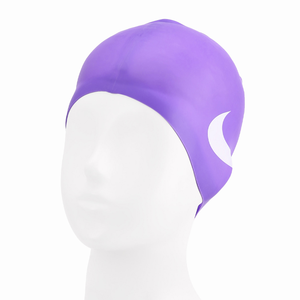 NIKE SWIM Big Swoosh Silicone Swim Cap Bright Violet [NESS8163-569] 디테일