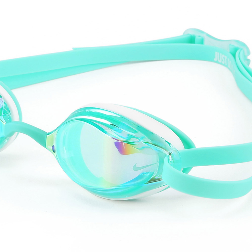 NIKE SWIM Legacy Comfort Mirrored Goggles Bleached Turk [NESSF132-468 World Aquatics Approved] 디테일