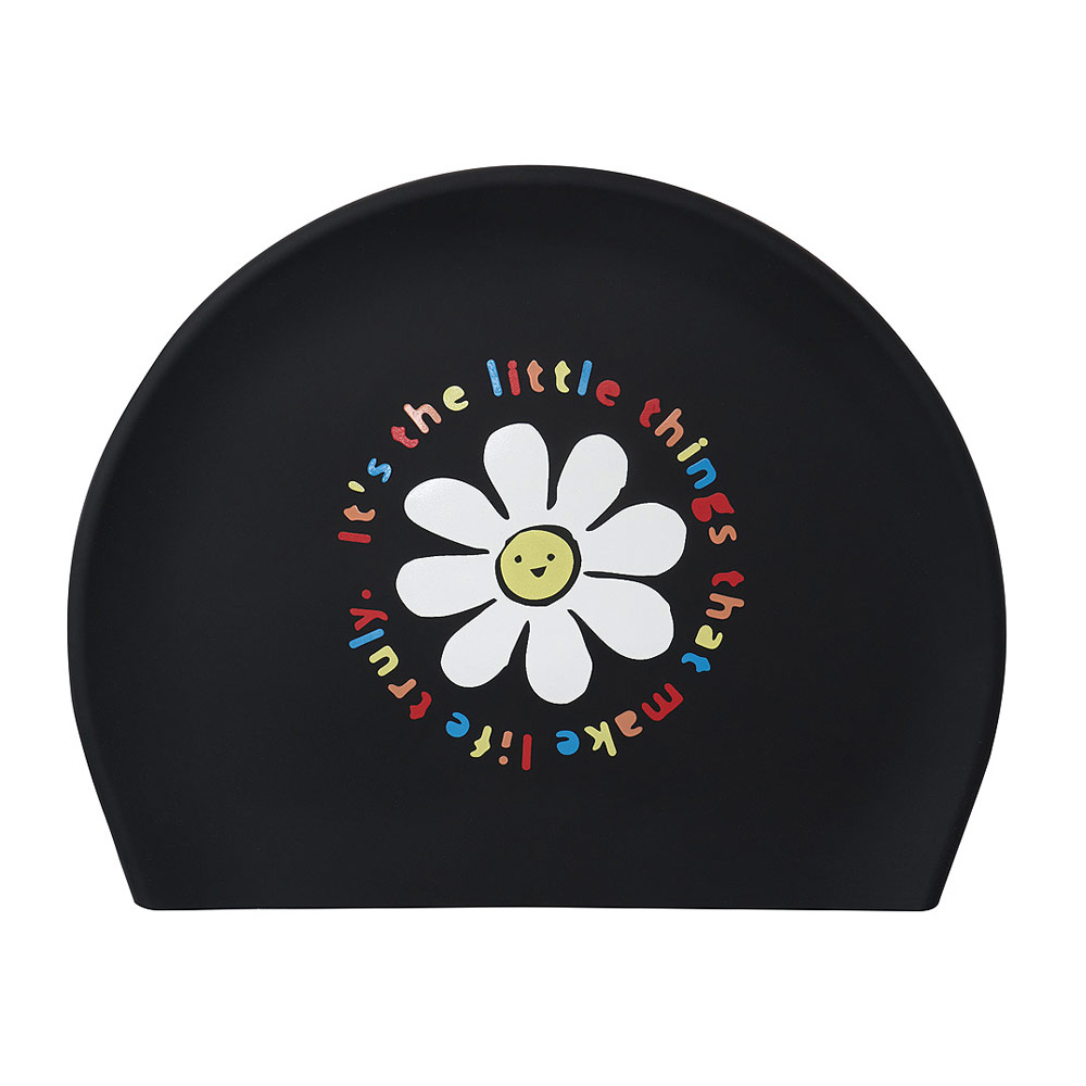 HOOG Little Things Silicone Swim Cap Black [SSC775] 상품컷