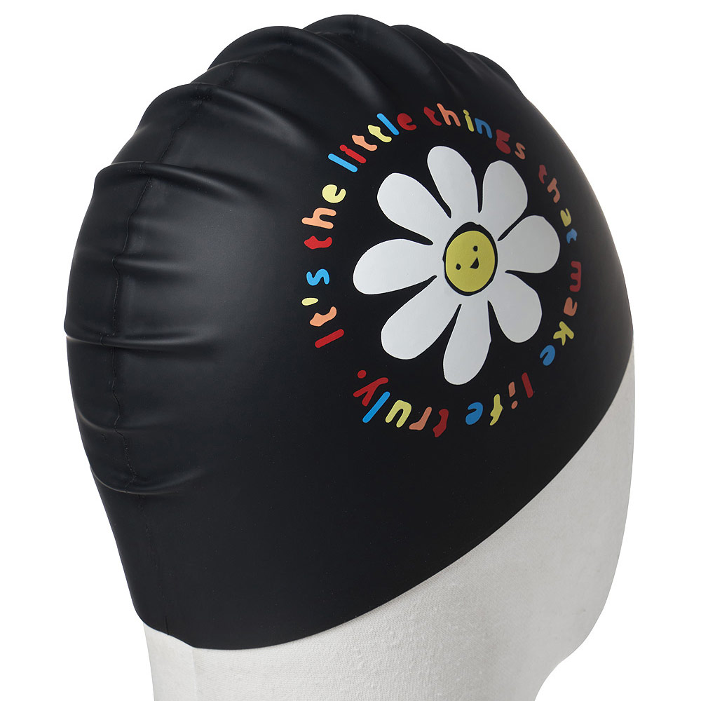 HOOG Little Things Silicone Swim Cap Black [SSC775] 디테일