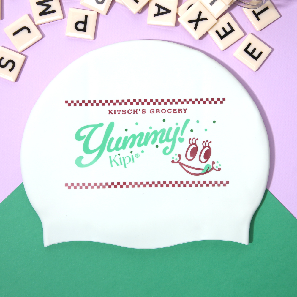 KITSCH PITCH Yam Yam Good Silicone Swim Cap Pale Mint [KPE1CS008 (PMT)] 디테일