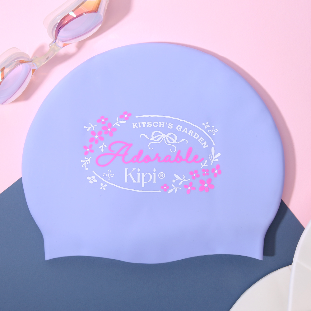 KITSCH PITCH Adorable Kitsch Party シリコン スイムキャップ フェイラベンダー [KPE1CS024 (PLV) 水泳帽] 디테일