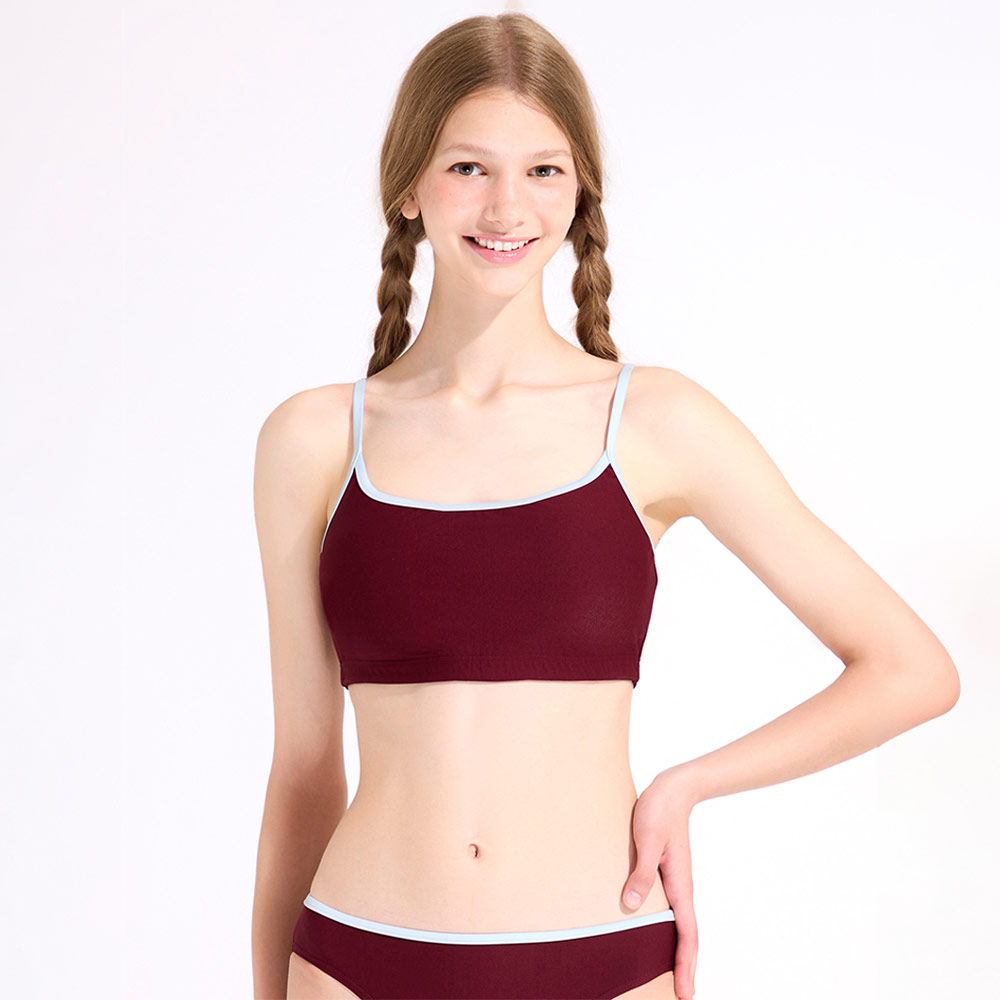 HOOG Funnyberry Funnyside Bikini Bra オールドバーガンディ [AWA0049 レディース ビーチウエア]