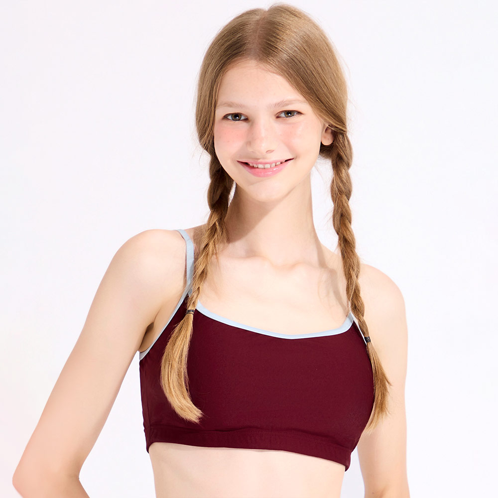 HOOG Funnyberry Funnyside Bikini Bra Old Burgundy [AWA0049 Women's Beachwear] 디테일