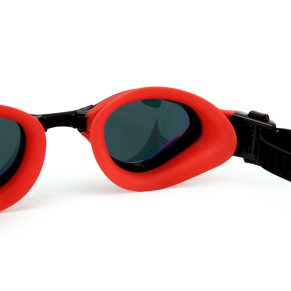 VIEW Delphina Swipe Mirrored Swim Goggle red pink [V2000ASAM(SKRP) FINA Approved Tech Suit] 디테일