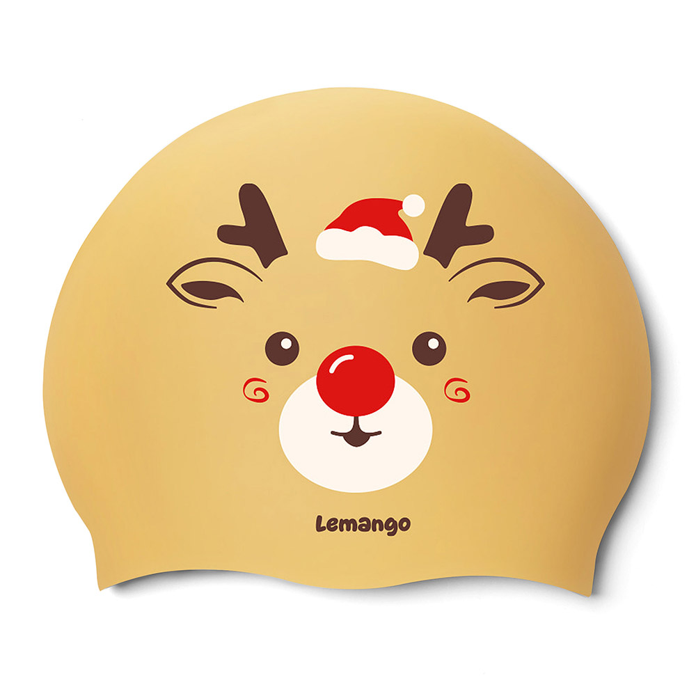 LEMANGO Gold Carol シリコン スイムキャップ ゴールド [LGNSC61005707] 상품컷