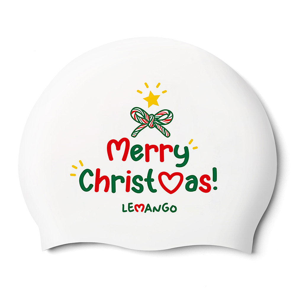 Letterfrom Santa シリコン スイムキャップ ホワイト