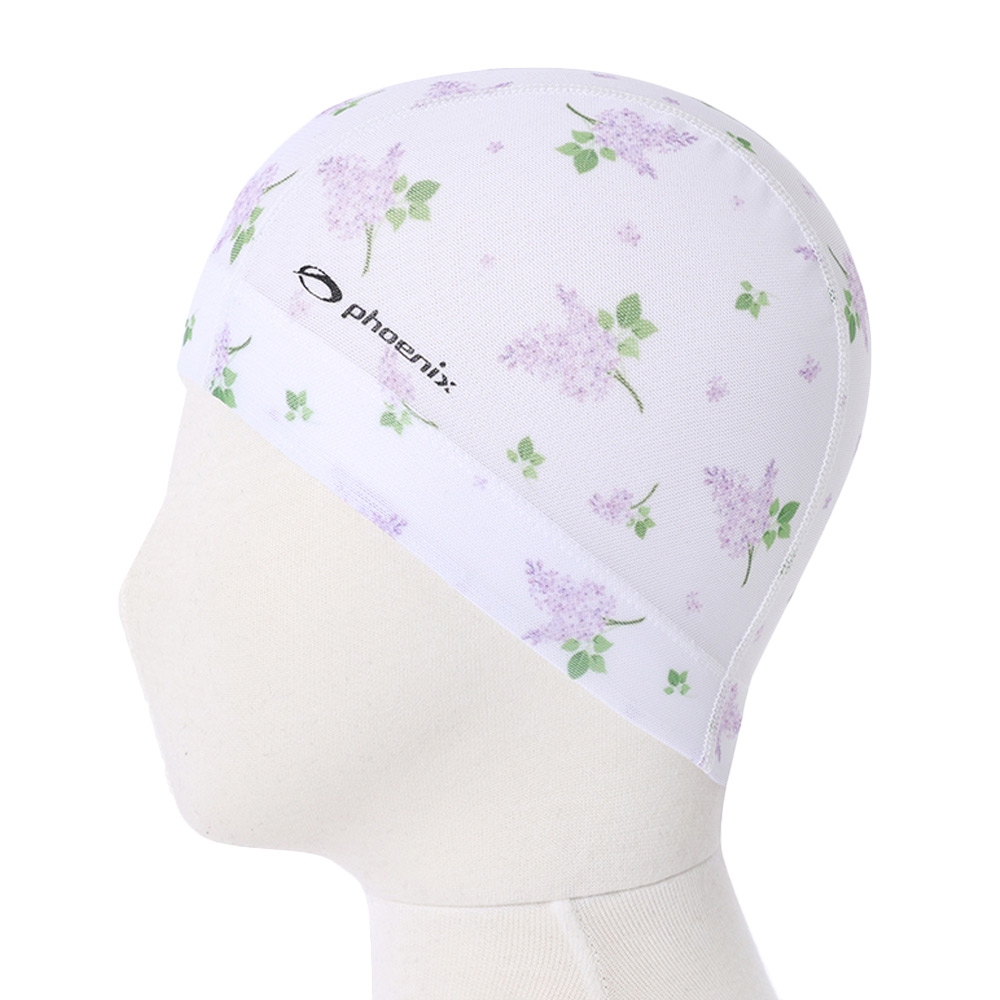 PHOENIX ライラック メッシュキャップ スイムキャップ ホワイト [PCM-02-LILAC(WHT)] 디테일