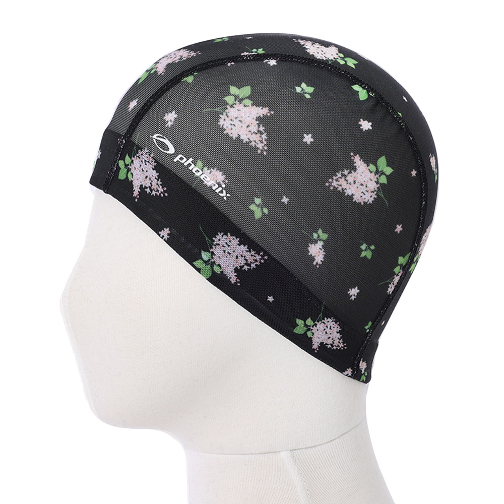 PHOENIX lilac Mesh Swim Cap black [PCM-02-LILAC(BLK)] 디테일