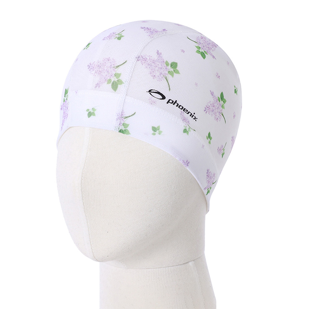 PHOENIX ライラック メッシュキャップ スイムキャップ ホワイト [PCM-02-LILAC(WHT)] 디테일