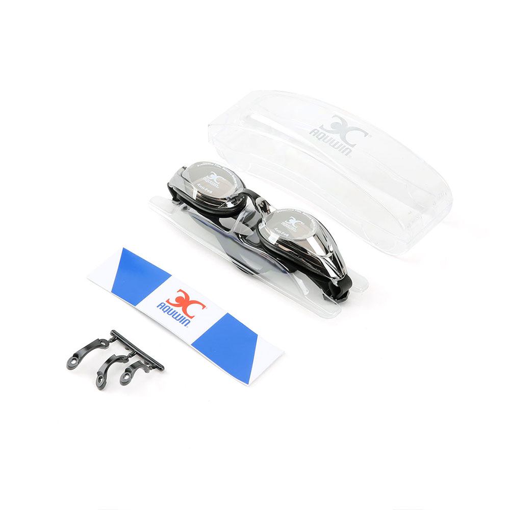 AQUWIN CS22M Cover Mirrored Goggles Silver Clear Black [CS22M SM/CLBK] 디테일
